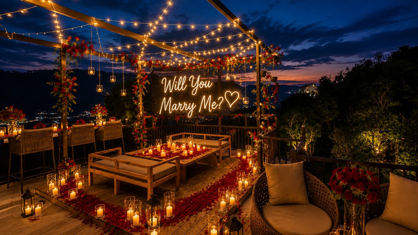 Wedding stage decoration